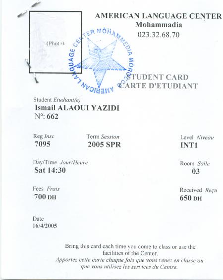 ismail alaoui yazidy